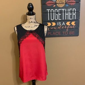 Worthington Lace Trim Tank Top